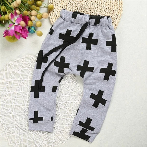 2019 Fashion Baby Boys Clothes Kids Casual Pants Children Long Cross Trouser Boy Harem Panties 100% Cotton Leggings Army Green