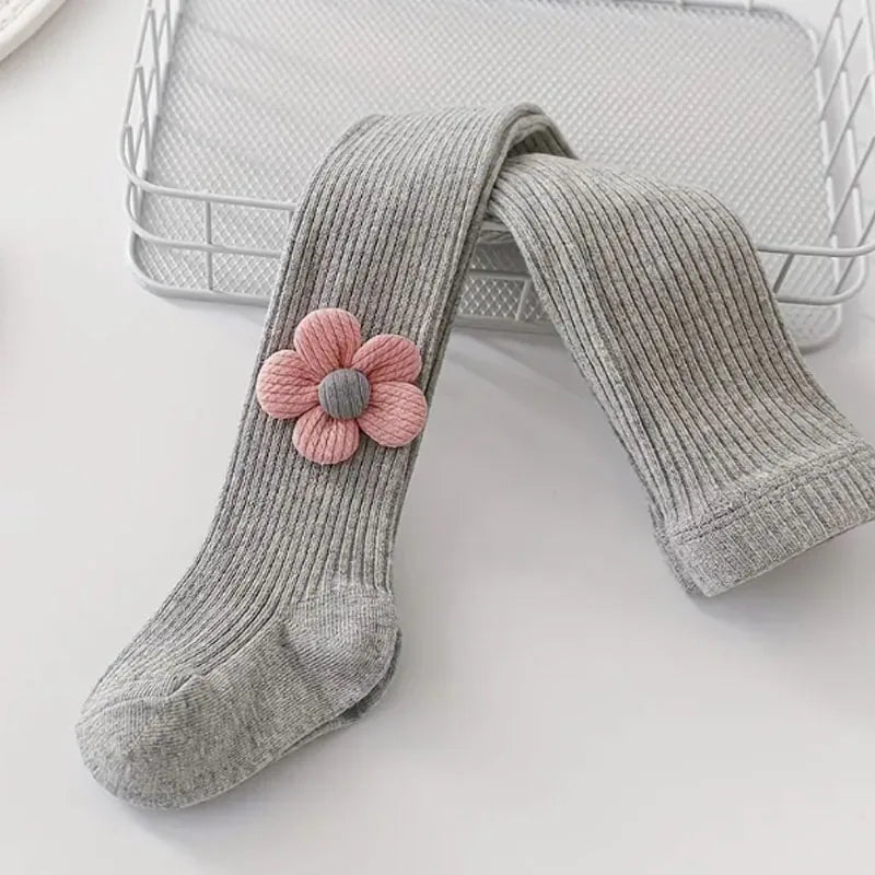 1 set of children's pants for spring and autumn, wearing medium thick baby versatile princess pantyhose for outerwear